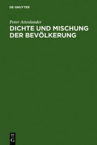 Cover image for Dichte und Mischung der Bevoelkerung