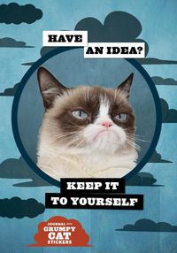 Cover image for Grumpy Cat Flexi Journal With Stickers