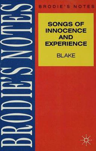 Cover image for Blake: Songs of Innocence and Experience