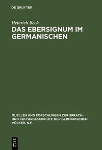 Cover image for Das Ebersignum im Germanischen