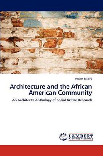 Cover image for Architecture and the African American Community