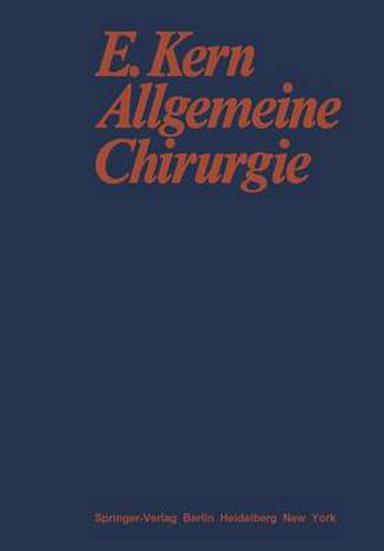 Cover image for Allgemeine Chirurgie