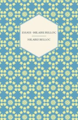 Cover image for Essays - Hilaire Belloc