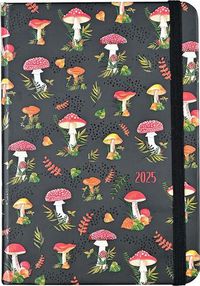 Cover image for 2025 Mushrooms Weekly Planner (16 Months, Sept 2024 to Dec 2025)