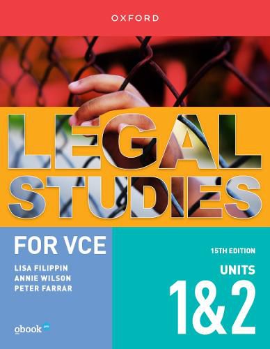 Legal Studies for VCE Units 1 & 2 Student Book+obook pro