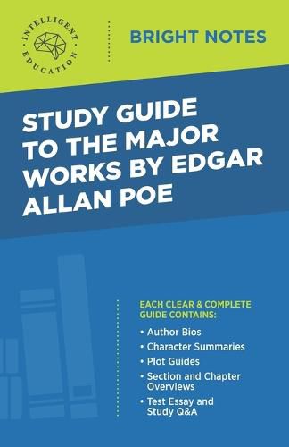 Cover image for Study Guide to the Major Works by Edgar Allan Poe