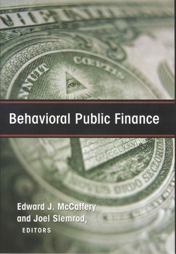 Cover image for Behavioral Public Finance: Toward a New Agenda