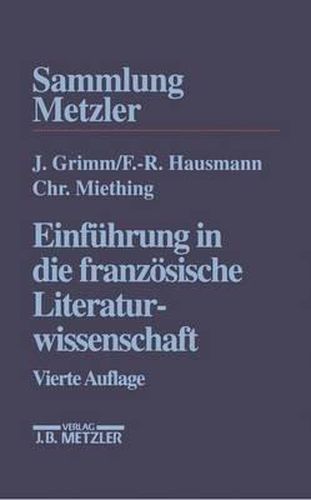 Einfuhrung in die franzoesische Literaturwissenschaft