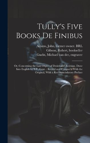 Tully's Five Books de Finibus