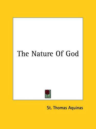 Cover image for The Nature of God