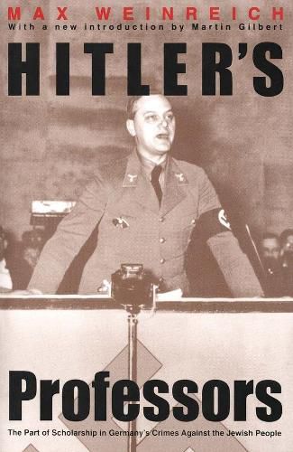 Cover image for Hitler's Professors