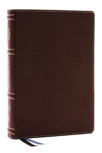 Cover image for Life in Christ Bible: Discovering, Believing, and Rejoicing in Who God Says You Are (NKJV, Brown Bonded Leather, Red Letter, Comfort Print)