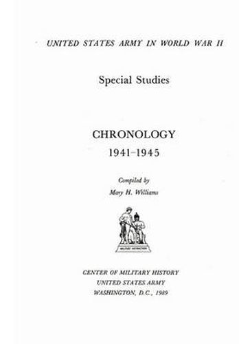 Cover image for Chronology of the U.S. Army in World War II