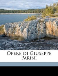 Cover image for Opere Di Giuseppe Parini