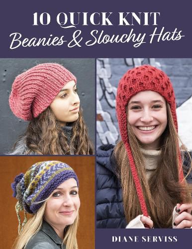 Cover image for 10 Quick Knit Beanies & Slouchy Hats