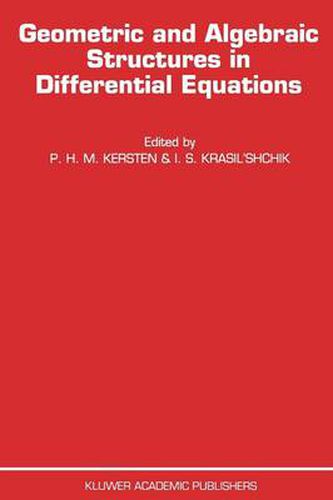 Cover image for Geometric and Algebraic Structures in Differential Equations