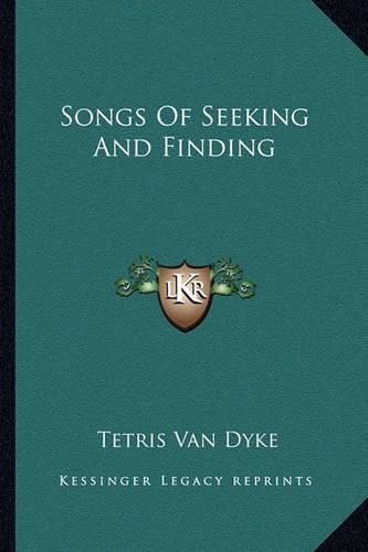 Cover image for Songs of Seeking and Finding