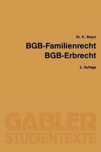 Bgb -- Familienrecht, Bgb -- Erbrecht