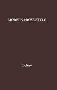 Cover image for Modern Prose Style