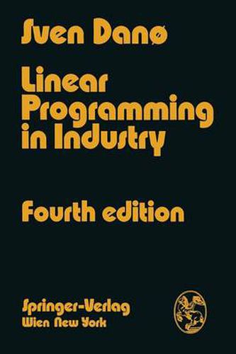 Cover image for Linear Programming in Industry: Theory and Applications An Introduction