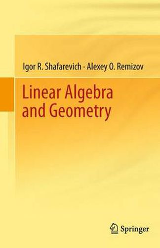 Cover image for Linear Algebra and Geometry