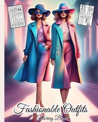 Cover image for Fashionable Outfits Coloring Book