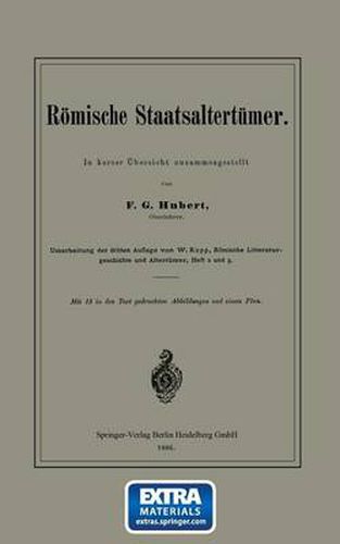 Cover image for Roemische Staatsaltertumer: In Kurzer UEbersicht Zusammengestellt