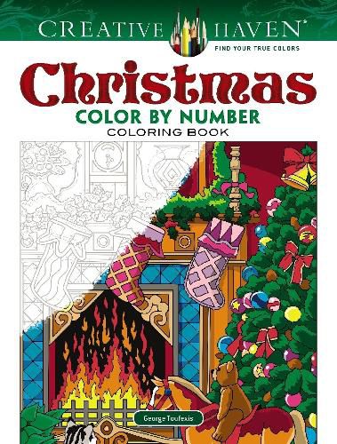 Cover image for Creative Haven Christmas Color by Number