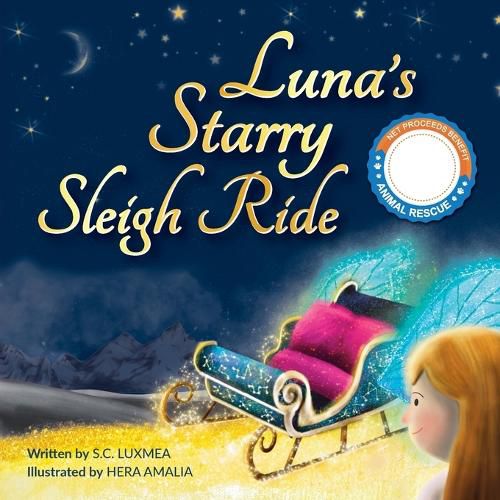 Cover image for Luna's Starry Sleigh Ride