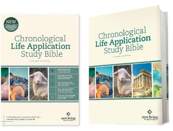 Cover image for NLT Chronological Life Application Study Bible, Second Edition (Hardcover)