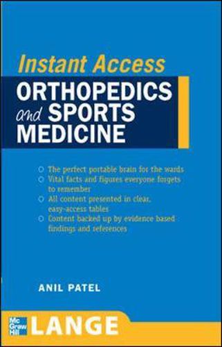 Cover image for LANGE Instant Access Orthopedics and Sports Medicine