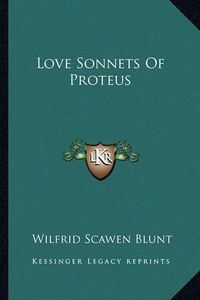 Cover image for Love Sonnets of Proteus