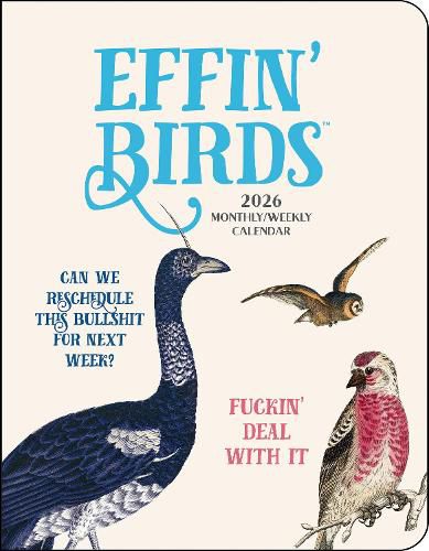 Cover image for Effin' Birds 12-Month 2026 Monthly/Weekly Planner Calendar