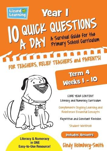 Cover image for 10 Quick Questions A Day Year 1 Term 4