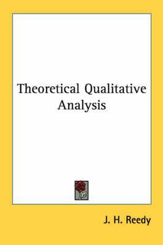 Cover image for Theoretical Qualitative Analysis