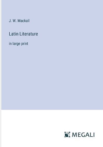 Cover image for Latin Literature