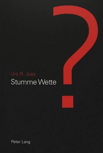 Cover image for Stumme Wette: Warum Wir Die Weltgesundheit Aufs Spiel Setzen