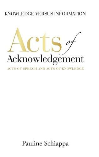 Cover image for Acts of Acknowledgement