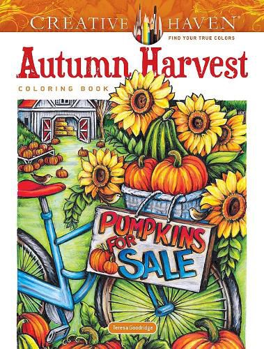 Cover image for Creative Haven Autumn Harvest Coloring Book