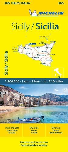 Sicily - Michelin Local Map 365