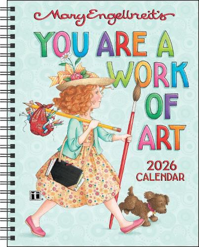 Cover image for Mary Engelbreit's You Are a Work of Art 2026 Monthly/Weekly Planner Calendar