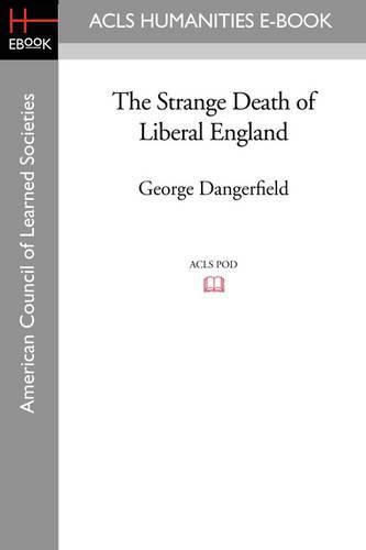 Cover image for The Strange Death of Liberal England