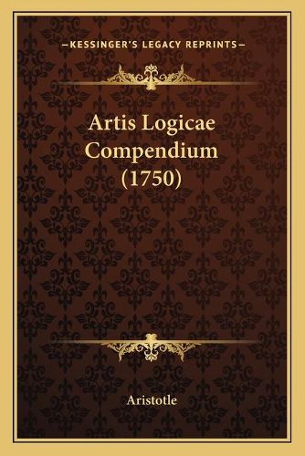 Cover image for Artis Logicae Compendium (1750)