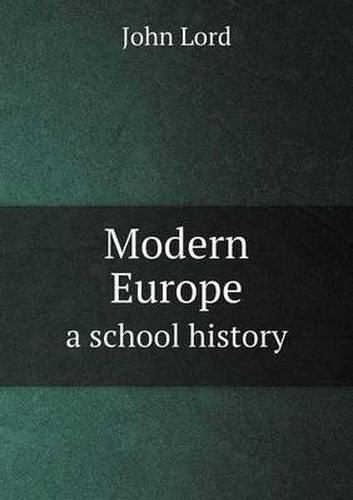 Modern Europe a school history