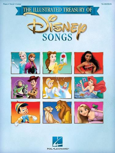 Cover image for The Illustrated Treasury of Disney Songs - 7th Ed.