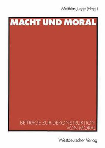 Macht und Moral