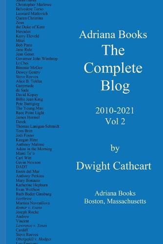 Cover image for Adriana Books, The Complete Blog, 2010-2021, Vol 2