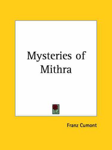 Cover image for Mysteries of Mithra