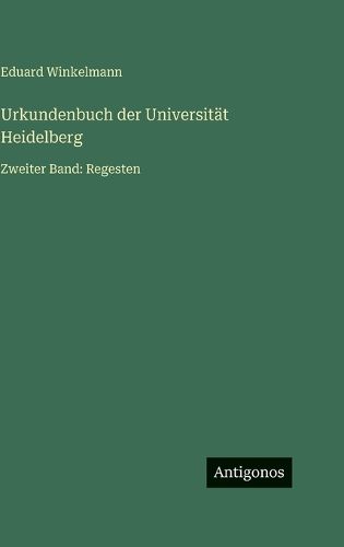 Cover image for Urkundenbuch der Universitaet Heidelberg