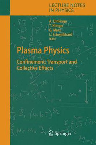 Cover image for Plasma Physics: Confinement, Transport and Collective Effects